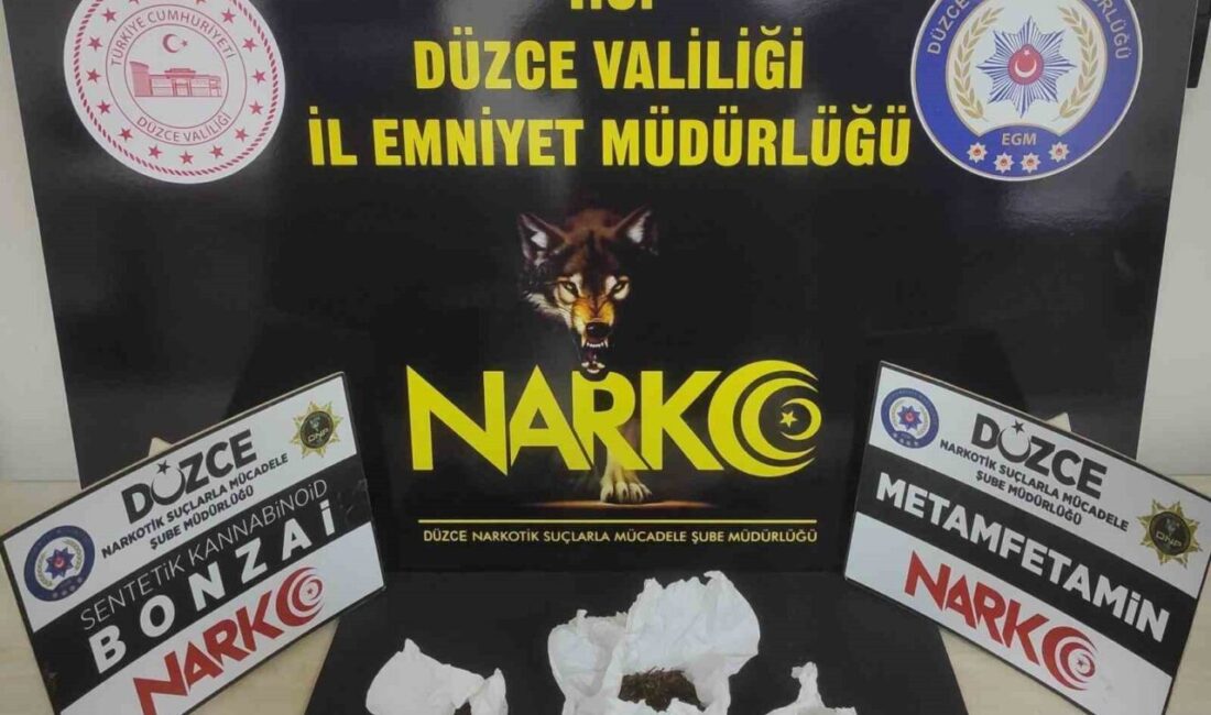 DÜZCE (İHA) – Düzce’de polis ve jandarma narkotik suçlarla mücadele