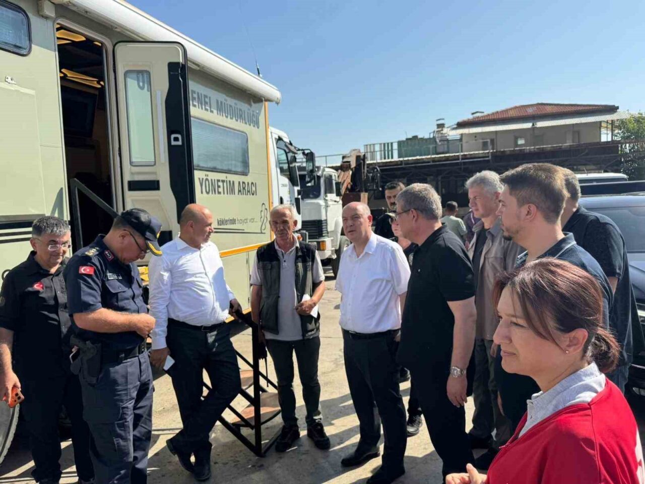 Denizli Valisi Ömer Faruk Coşkun, Buldan ilçesinde çıkan yangının kontrol