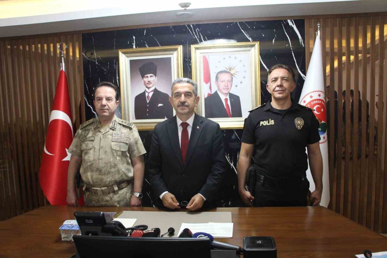 Şırnak Valisi Birol Ekici, ağustos ayı asayiş değerlendirme toplantısında kent