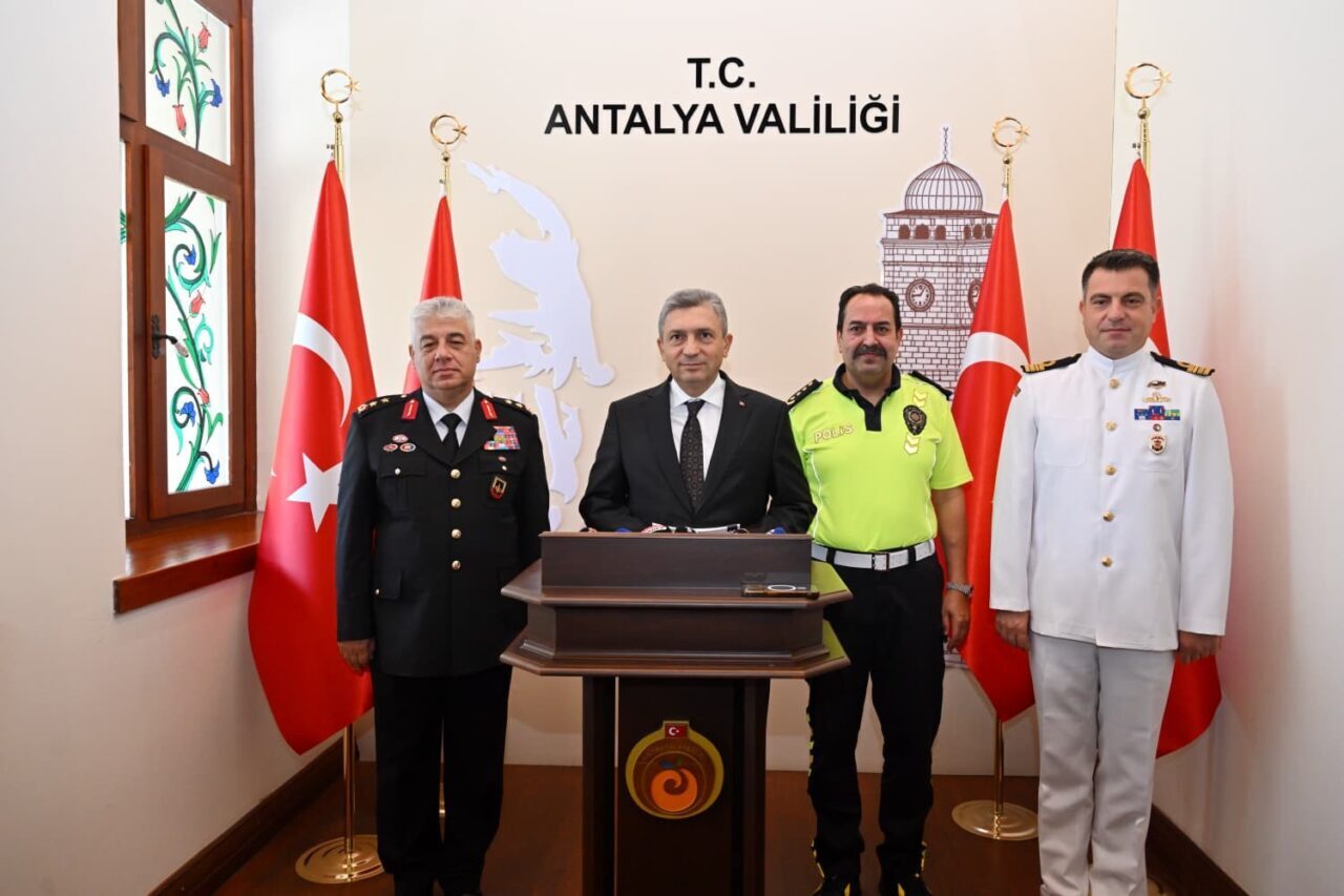 Antalya Valisi Hulusi Şahin, Ağustos Ayı İl Asayiş ve Güvenlik
