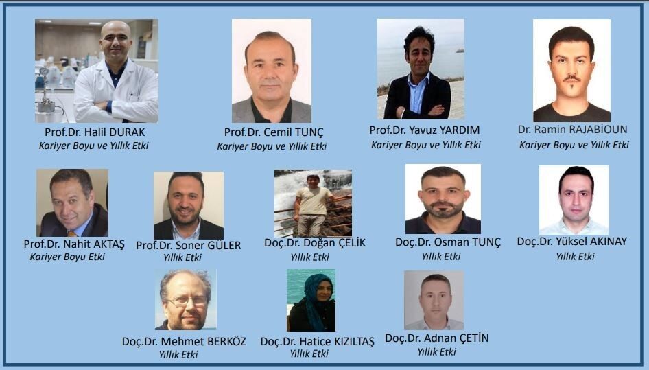 Van Yüzüncü Yıl Üniversitesinden 12 akademisyen, Stanford Üniversitesi ve Elsevier