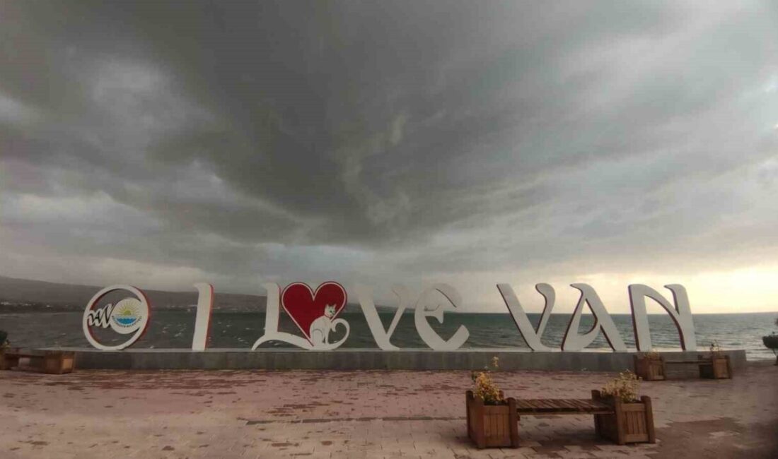 Van’da akşam saatlerinde etkili olan dolu ve sağanak yağış, kentte