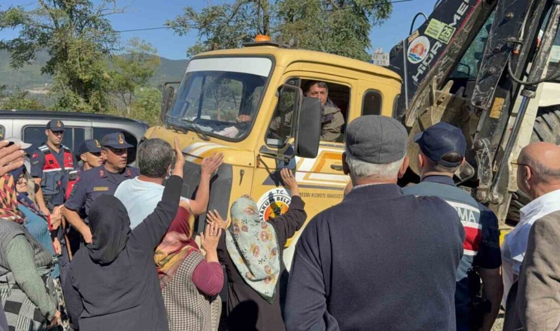 Samsun’un Atakum ilçesinde mahalle sakinleri, yapılmak istenen hayvan barınağına tepki