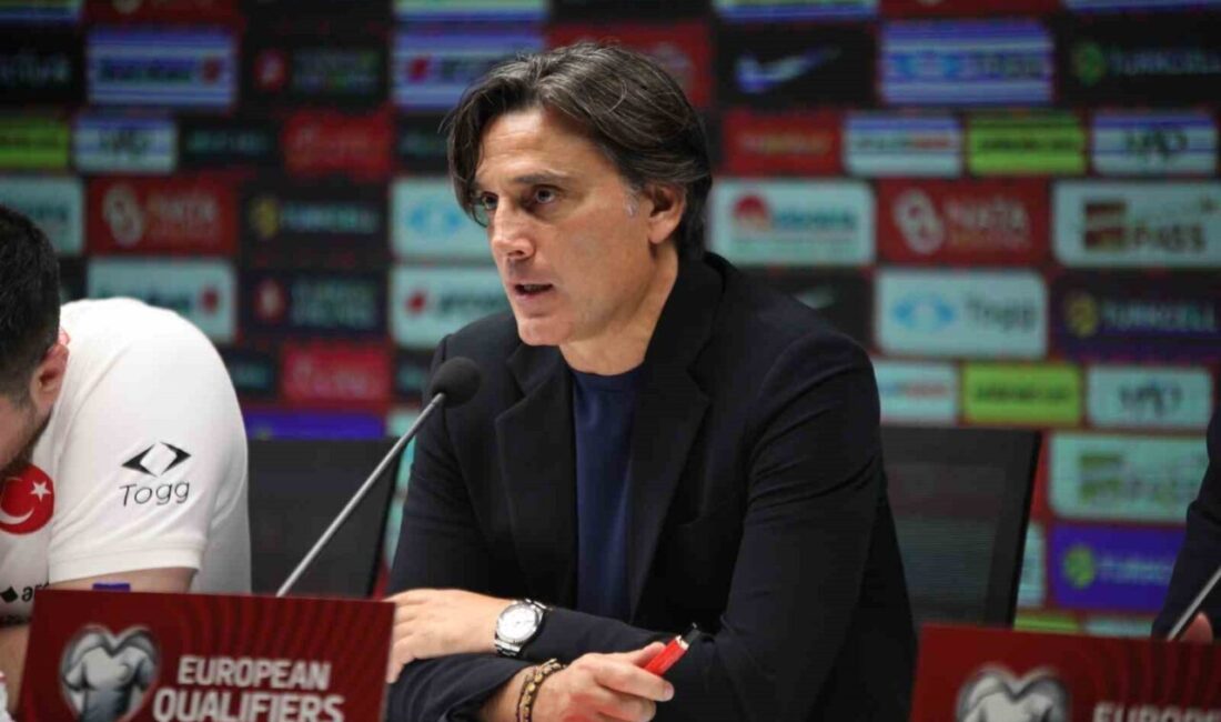 A Milli Futbol Takımı Teknik Direktörü Vincenzo Montella, İspanya maçındaki