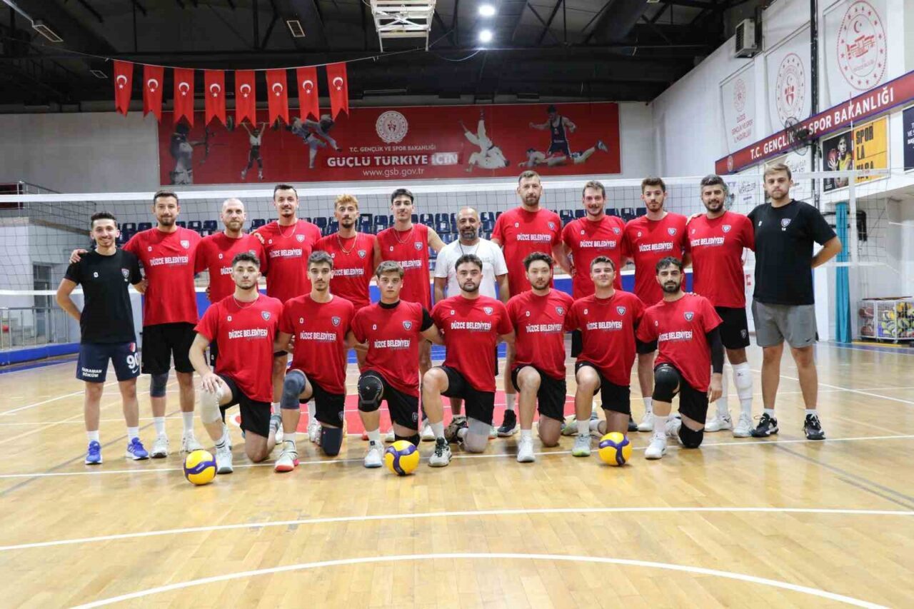 Türkiye Voleybol Federasyonu 1. Lig’inde mücadele eden Düzce Belediyesi Spor