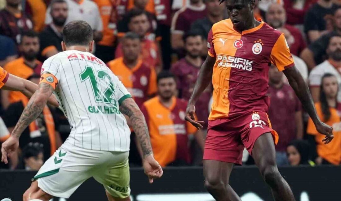 Galatasaraylı futbolcu Wilfried Singo, “Benim için önemli olan sahada performans