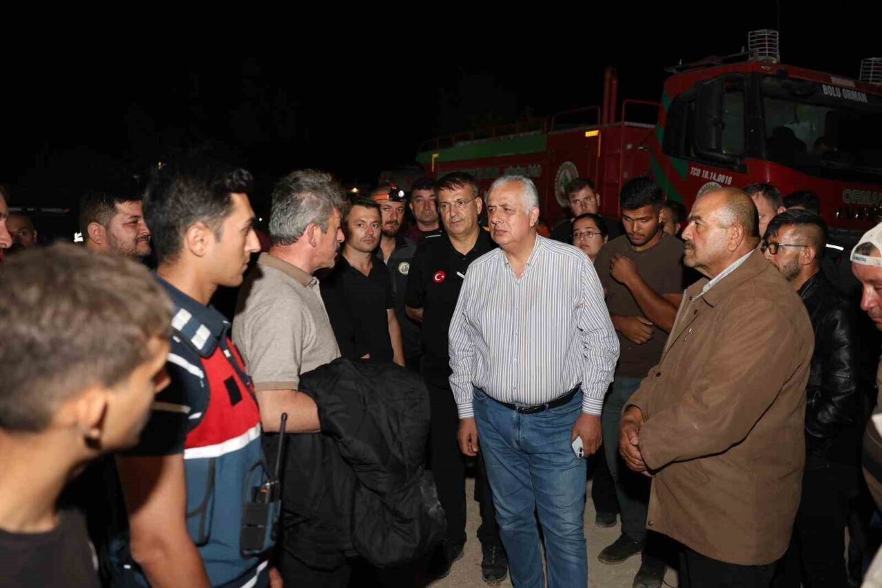 DÜZCE(İHA) – Düzce’nin Yığılca ilçesinde dün akşam saatlerinde çıkan yangın