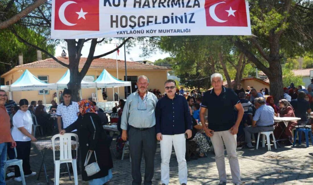 Balıkesir’in Edremit Kaymakamı Ahmet Odabaş, Yaylaönü Mahallesi Muhtarlığı tarafından düzenlenen