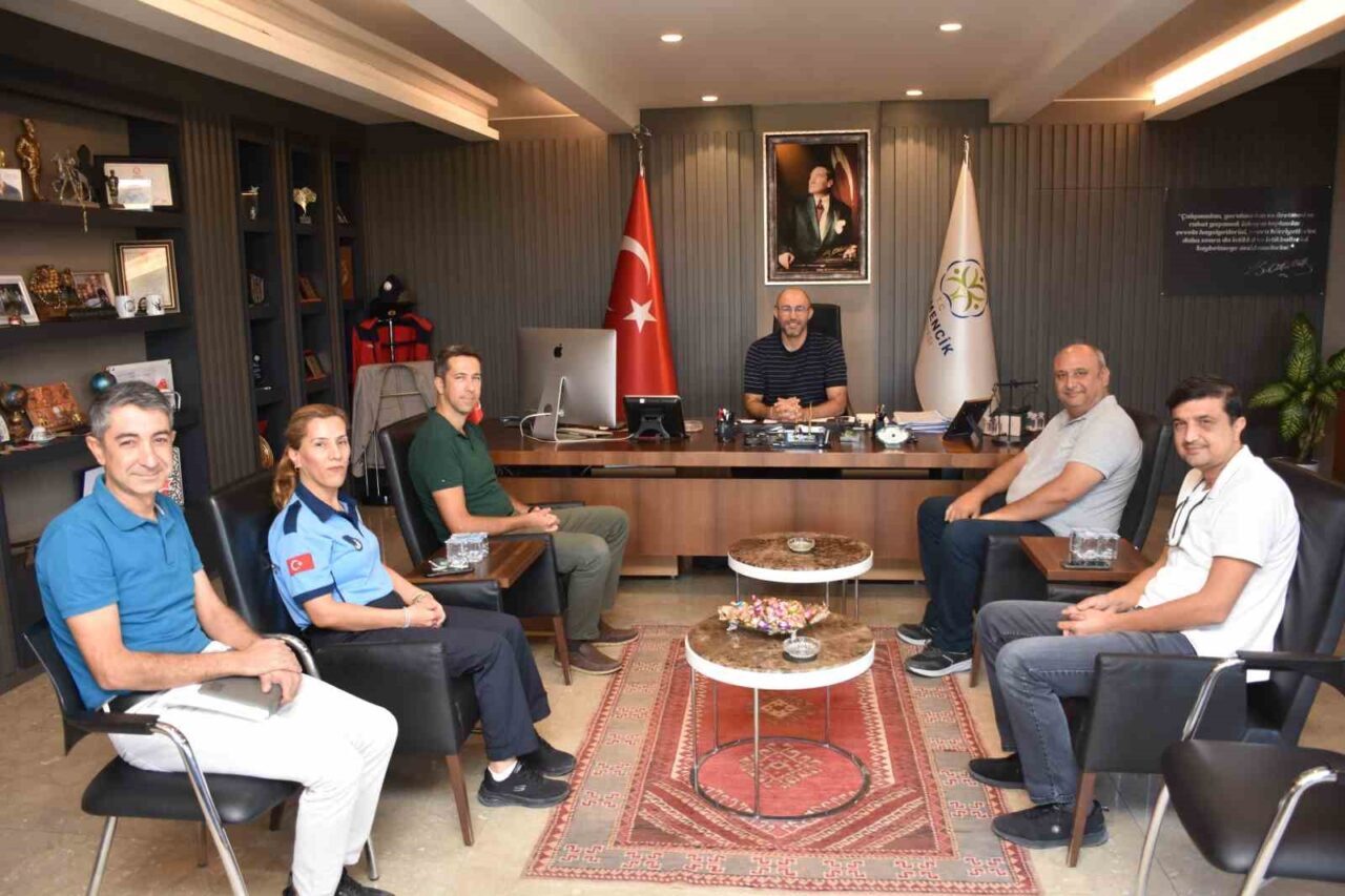 Germencik Belediyesi’nde atamaları yapılan yeni müdürler, Başkan Zencirci’ye teşekkür ziyareti