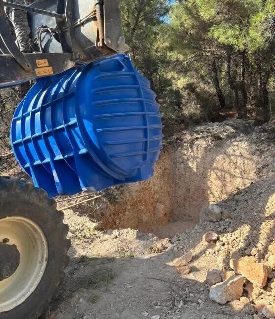 Bilecik’in Bayırköy beldesinde yeni su deposu ve su tankı hizmete