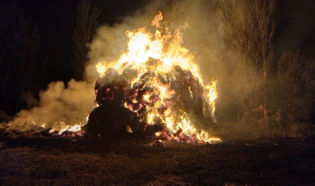 HAKKARİ (İHA) – Hakkari’nin Yüksekova ilçesinde çıkan yangında yaklaşık bin