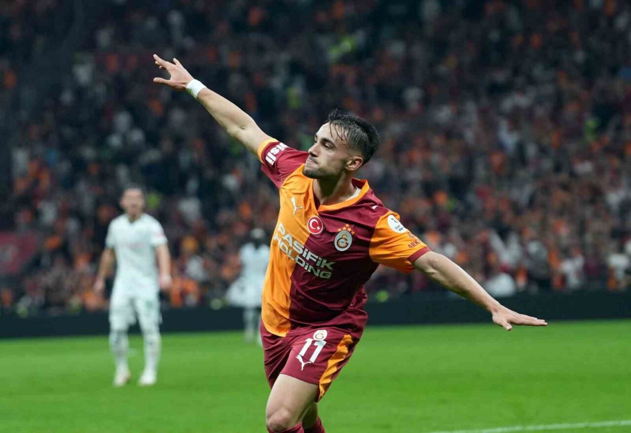 Galatasaraylı futbolcu Yunus Akgün, Konyaspor maçıyla bu sezonki 3. gol