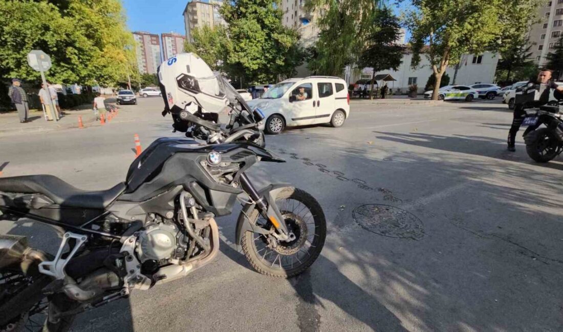 Kayseri’nin Talas ilçesinde yunus ekibinin motosikletinin devrilmesi sonucu 2 polis