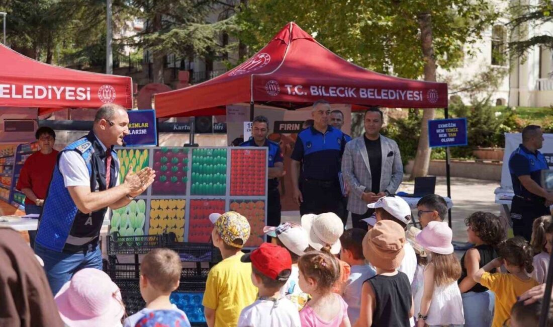 Bilecik Belediyesi Zabıta Müdürlüğü tarafından hazırlanan programda çocuklara, zabıtanın görev,