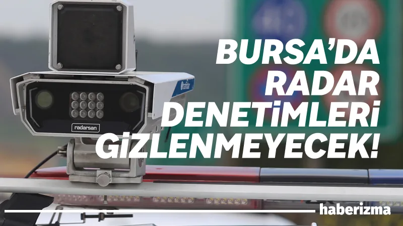 Bursa İl Emniyet Müdürlüğü, il genelinde gerçekleştirilen elektronik, sabit ve