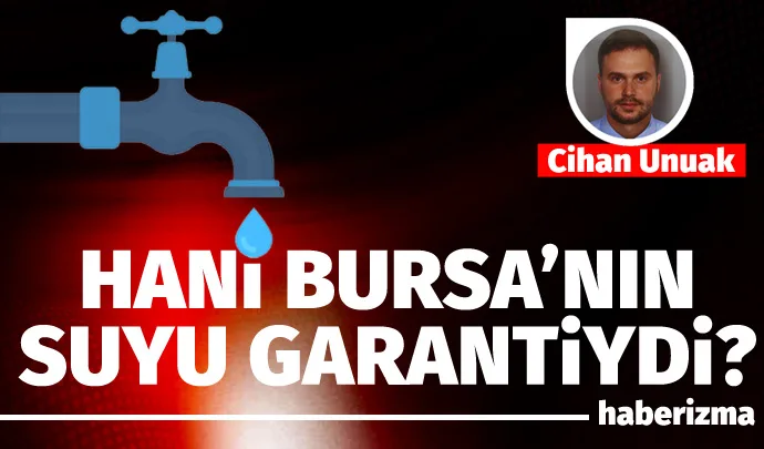 Bursa’da su akmıyor, ama bahaneler taşıyor… Barajlarda su kalmayınca da