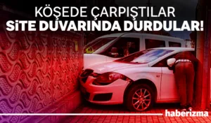 Bursa’nın İnegöl ilçesinde hafif ticari araç ile otomobilin çarpışması sonucu