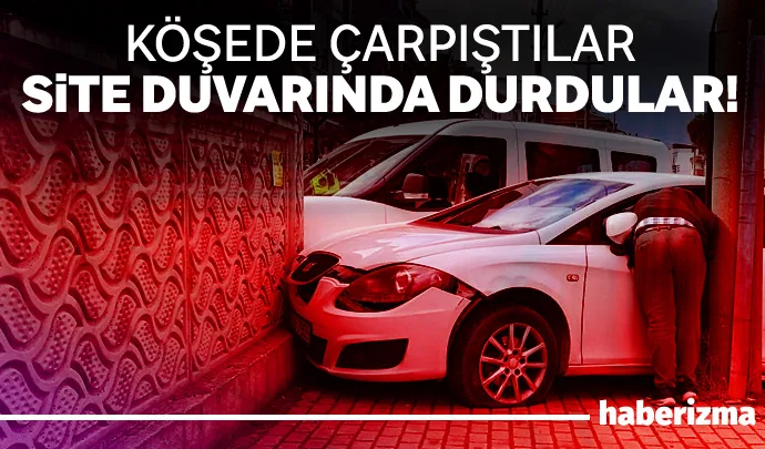Bursa’nın İnegöl ilçesinde hafif ticari araç ile otomobilin çarpışması sonucu