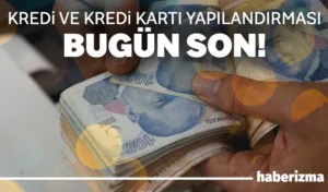 Bankalara kredi ve kredi kartı borcu olan milyonlarca vatandaş için