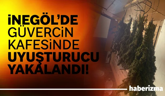 Bursa’nın İnegöl ilçesinde Jandarma komutanlığı ekiplerince bir eve düzenlenen operasyonda