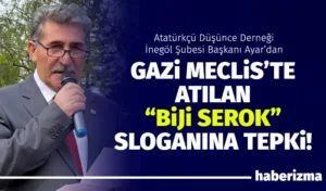 Atatürkçü Düşünce Derneği (ADD) İnegöl Şubesi Başkanı Tevhiddin Ayar, Türkiye