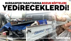 Bursa’da dün oynanan Bursaspor-Menemen FK maçına saatler kala stadyum yakınlarında