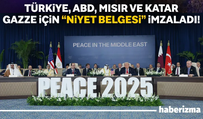 Mısır’ın Şarm Eş-Şeyh kentinde bir araya gelen Türkiye, ABD, Mısır