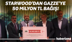 Starwood A.Ş. tarafından Gazze’ye yönelik gerçekleştirilen yardım programı, şirketin İdari