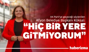 AK Parti’ye geçeceği söylenilen Afyonkarahisar’ın CHP’li Belediye Başkanı Burcu Köksal,