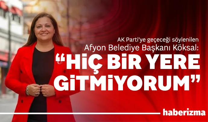 AK Parti’ye geçeceği söylenilen Afyonkarahisar’ın CHP’li Belediye Başkanı Burcu Köksal,