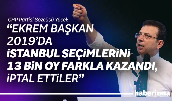 Cumhuriyet Halk Partisi (CHP) Parti Sözcüsü Deniz Yücel, partisinin son