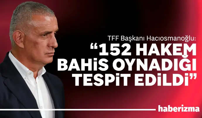 Türkiye Futbol Federasyonu (TFF) Başkanı İbrahim Hacıosmanoğlu, Riva’da düzenlediği basın