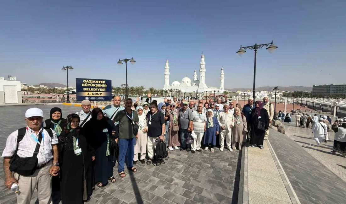 Gaziantep Büyükşehir Belediyesi’nin “41 Yıllık Evli Ulu Çınarlarımız Kutsal Yolculukta”
