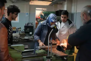 Samsun’da 45 yaşındaki İlknur Arslan, Ondokuz Mayıs Üniversitesi(OMÜ) Yeşilyurt Demir