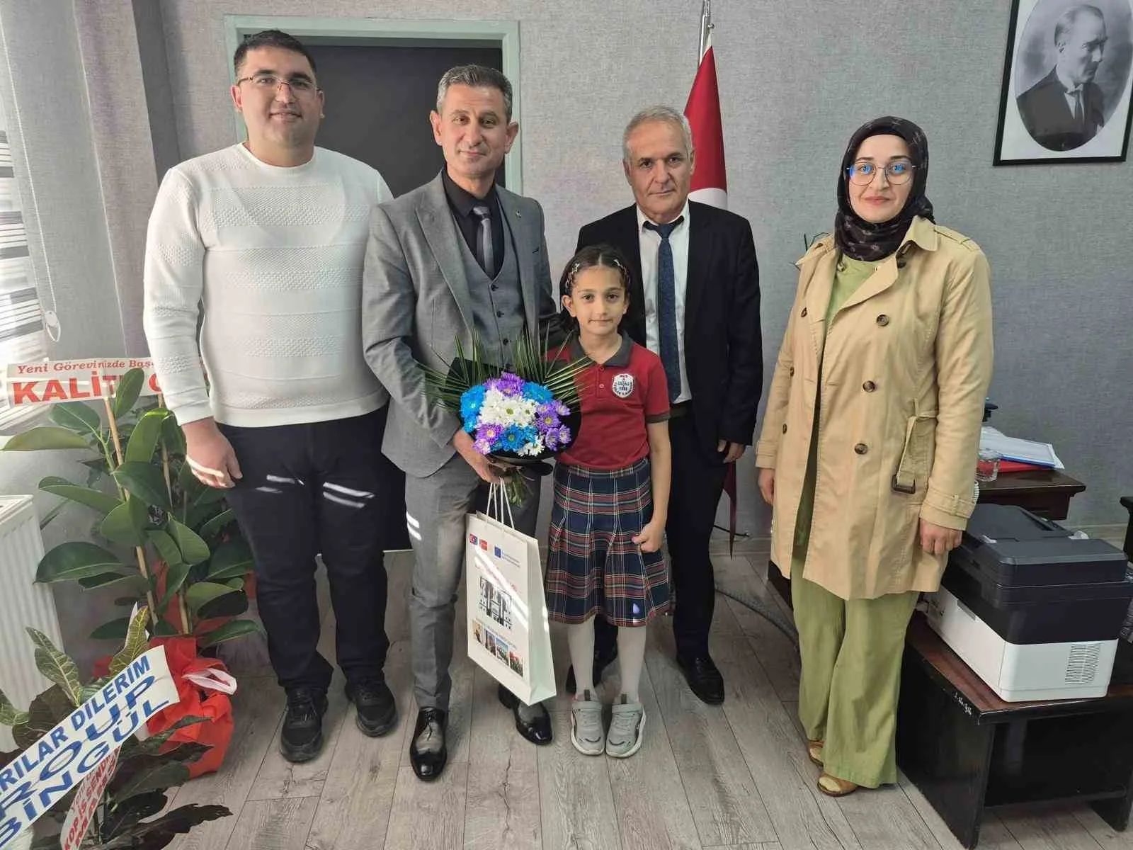 Malatya’da 50 metre serbest yüzmede Türkiye rekoru kıran Muş Yeşilce