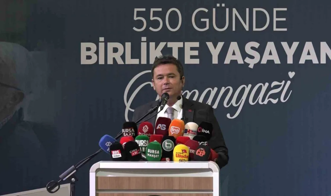 Osmangazi Belediye Başkanı Erkan Aydın, 550 günlük görev süresi boyunca