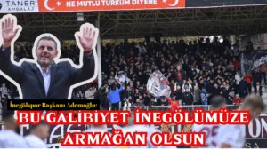 (Sadullah Organ) Sultan Su İnegölspor Kulüp Başkanı Kani Ademoğlu, Kınık