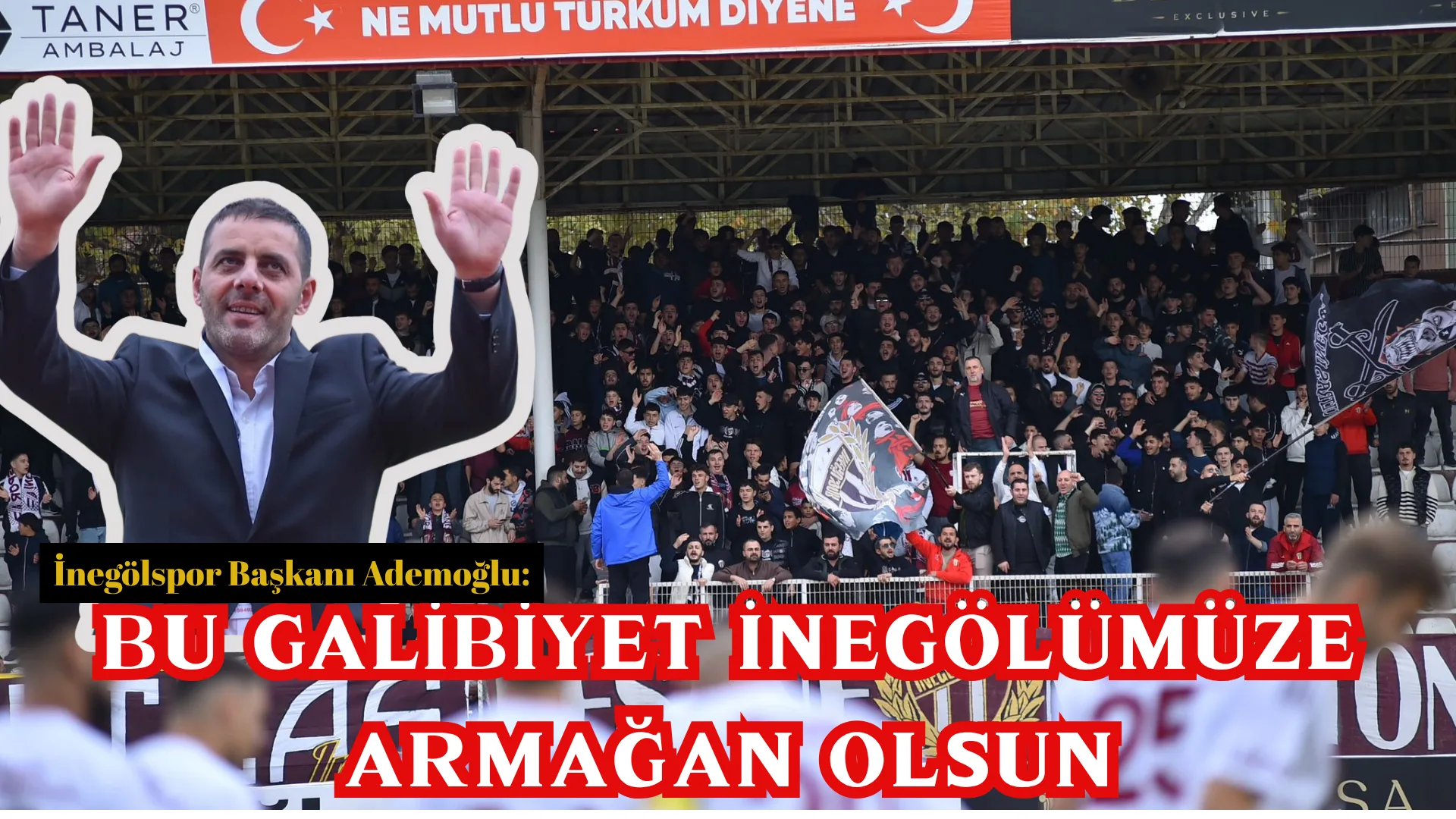 (Sadullah Organ) Sultan Su İnegölspor Kulüp Başkanı Kani Ademoğlu, Kınık