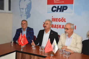 Cumhuriyet Halk Partisi Bursa İl Başkanı Nihat Yeşiltaş, CHP İnegöl