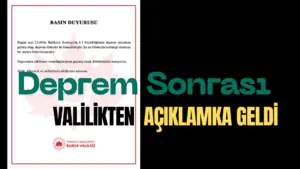 Balıkesir’in Sındırgı ilçesinde meydan gelen 6.1 büyüklüğündeki deprem hakkında Bursa