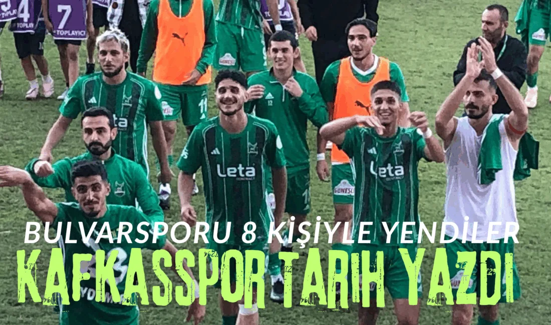 İ 3.Lig temsilcimiz Kafkasspor sahasında Bulvarspor’u ağırladı. Maçta kırmızı kartlar
