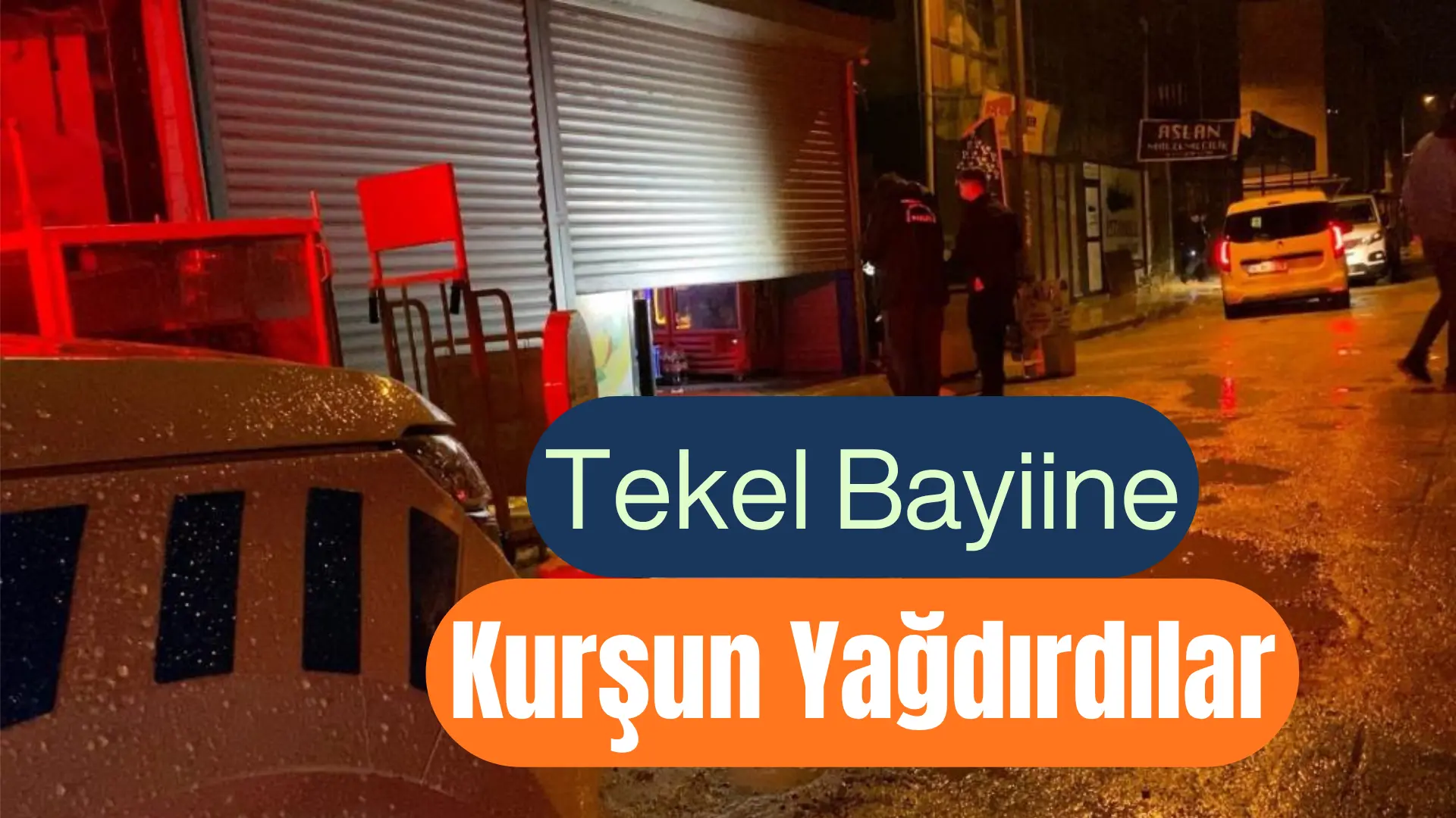 Bursa’nın İnegöl ilçesinde faaliyet gösteren bir tekel bayisine silahlı saldırı