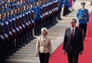 AB Komisyonu Başkanı Von der Leyen, “Sırbistan’ın artık katılım sürecinde