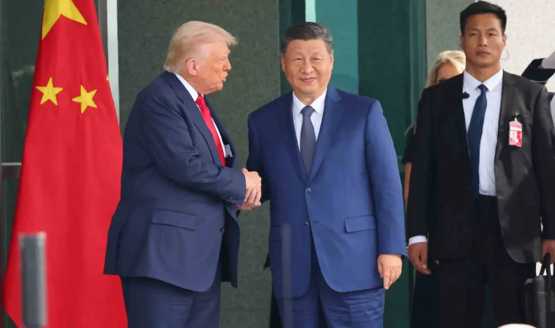 ABD Başkanı Donald Trump, Çin Devlet Başkanı Xi Jinping ile