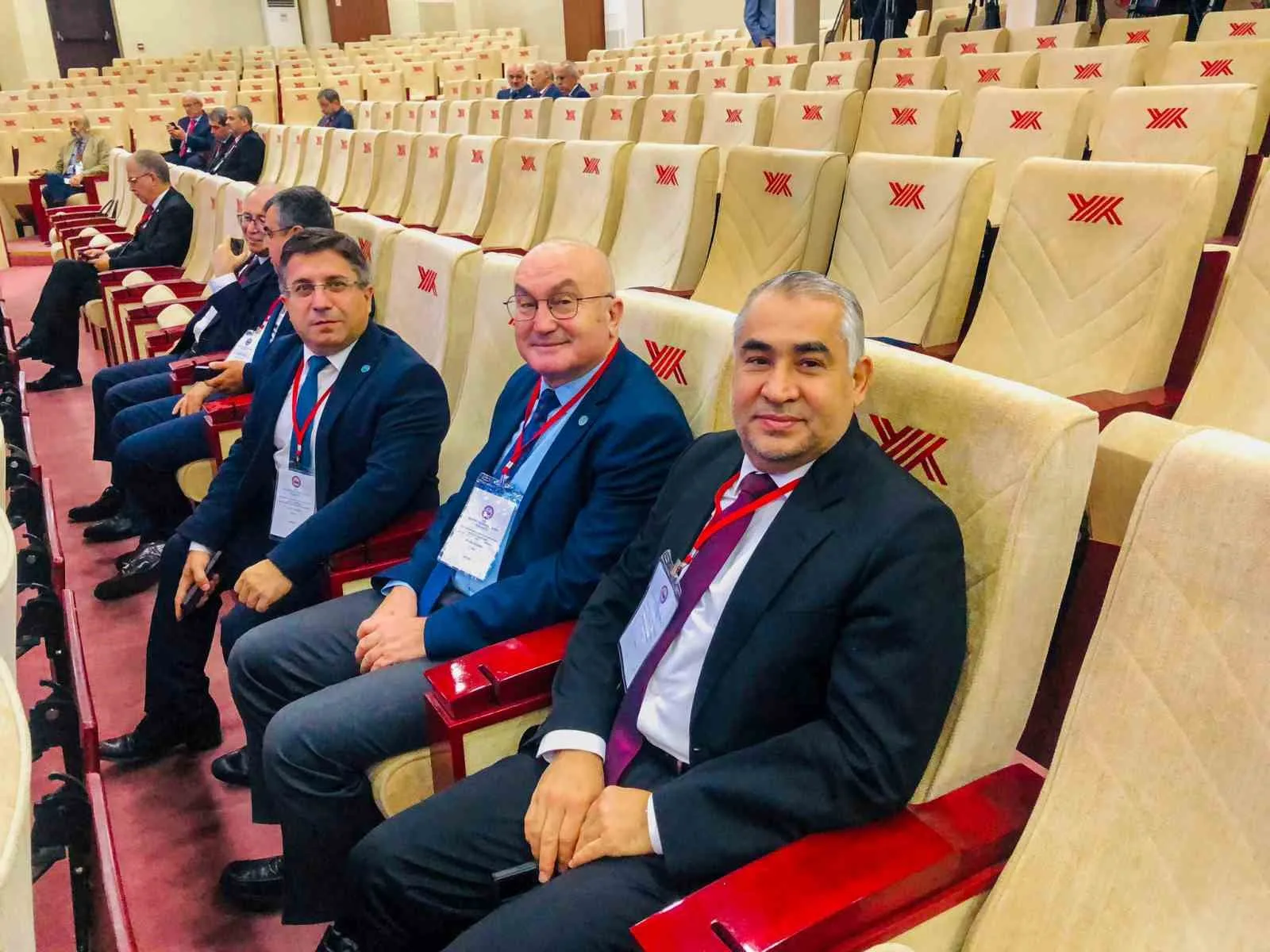 ADÜ Rektörü Prof. Dr. Bülent Kent ve Rektör Yardımcısı Prof.