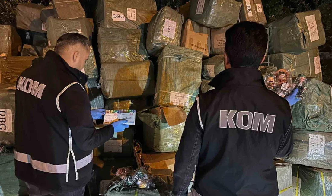 Ağrı’da piyasa değeri 40 milyon lirayı bulan kaçak oyuncak ve