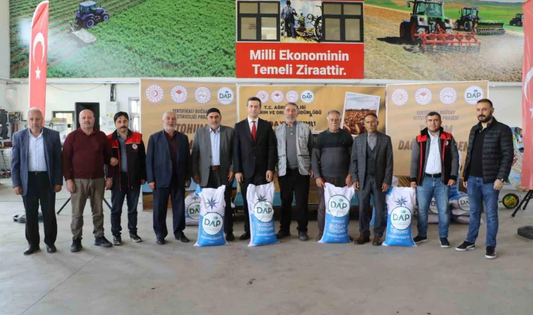 Ağrı’da yüzde yetmiş hibeli “Sertifikalı Buğday Yetiştiriciliğinin Yaygınlaştırılması Projesi” kapsamında