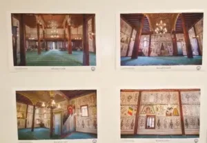 Denizli’nin Pamukkale ilçesinde düzenlenen ‘Ahşap Direkli Kalem İşi Camileri’ fotoğraf