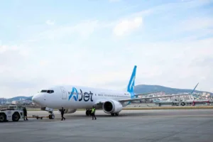 AJet’in fabrika çıkışlı beşinci uçağı olan TC-OHE kuyruk tescilli Boeing
