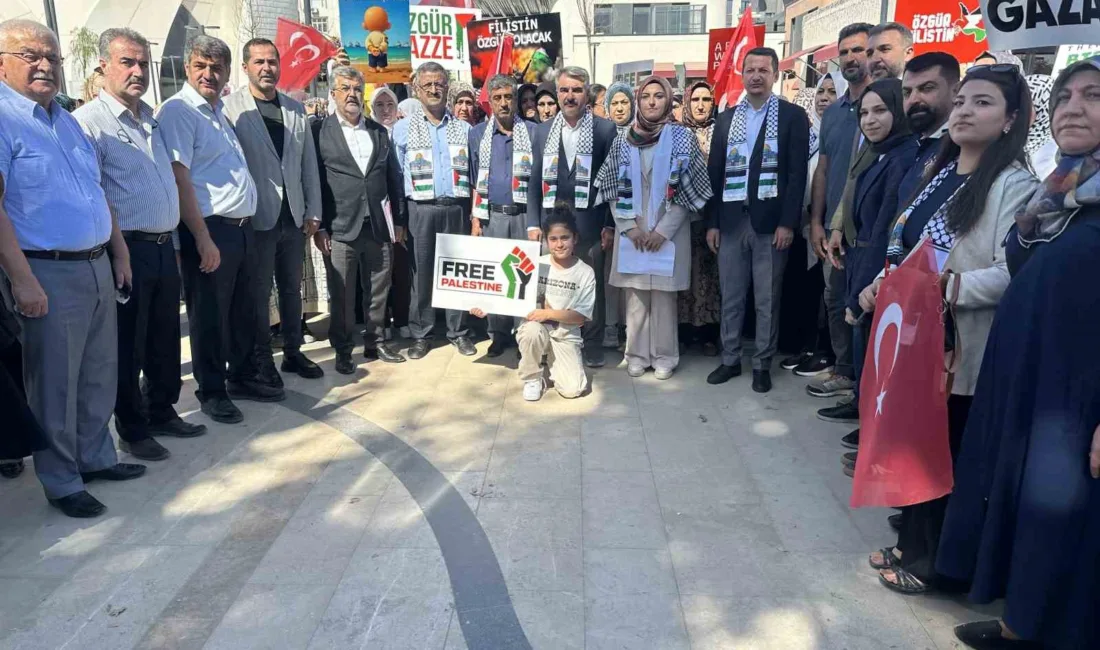 AK Parti Adıyaman Kadın Kolları Başkanlığı tarafından, Gazze’de yaşanan insanlık